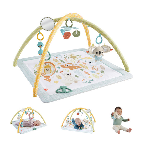 fisher-price sensimals gimnasio animales (mattel - hrb15)