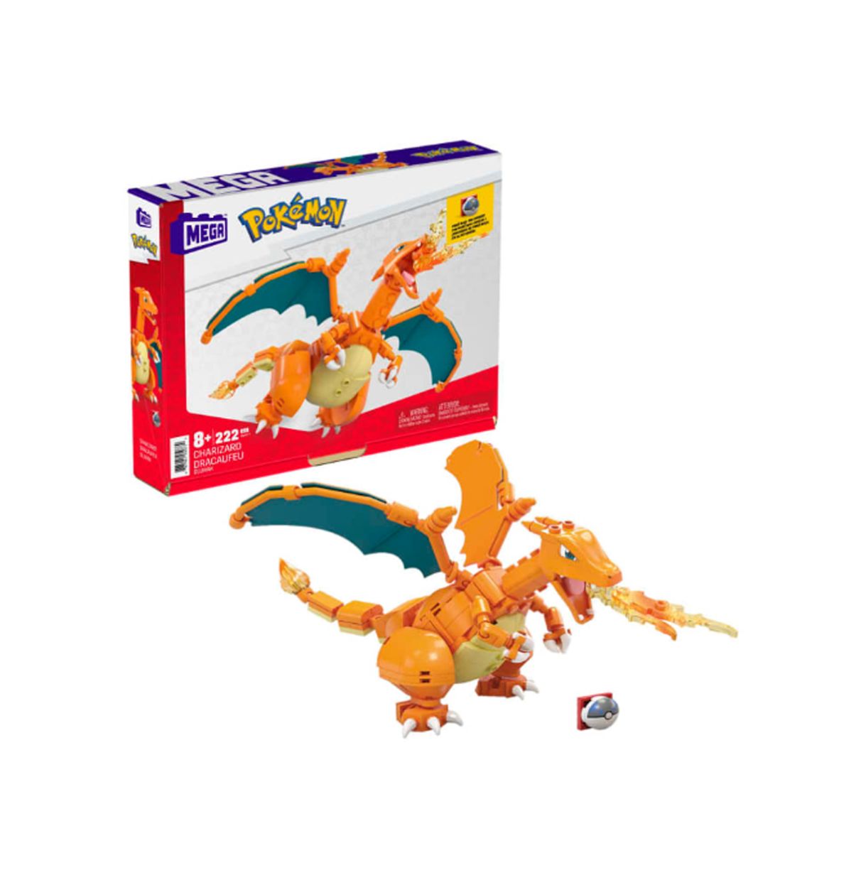 mega construx pokemon charizard   (mattel - gwy77)