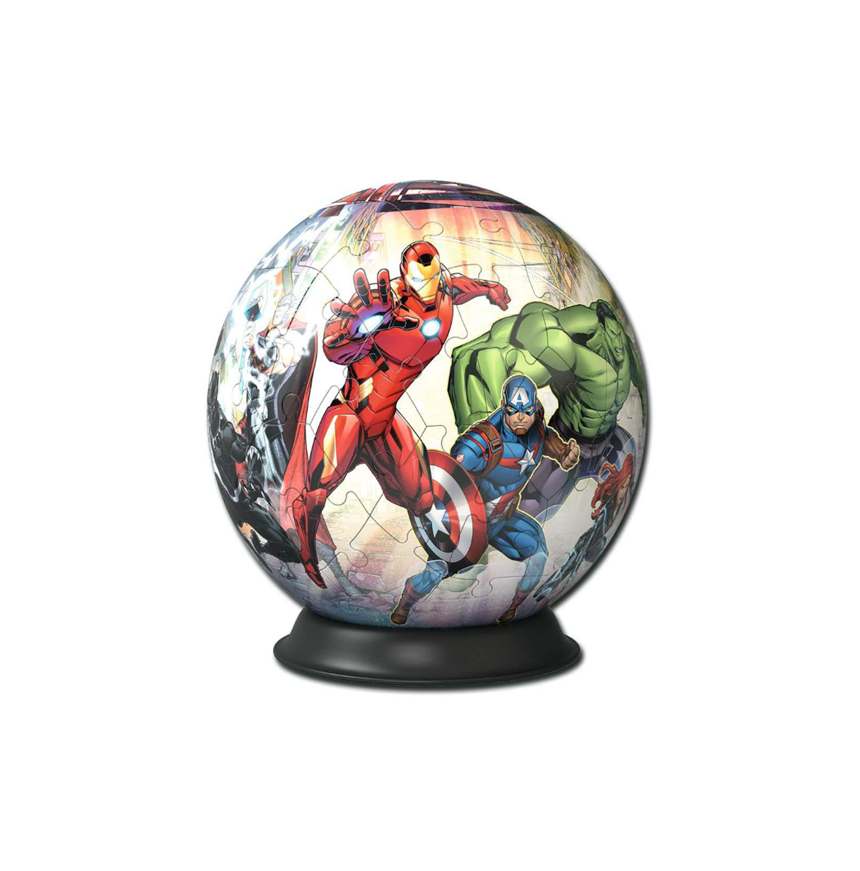 puzzle 3d ball 73 piezas marvel avengers  ( ravensburger - 11496 )