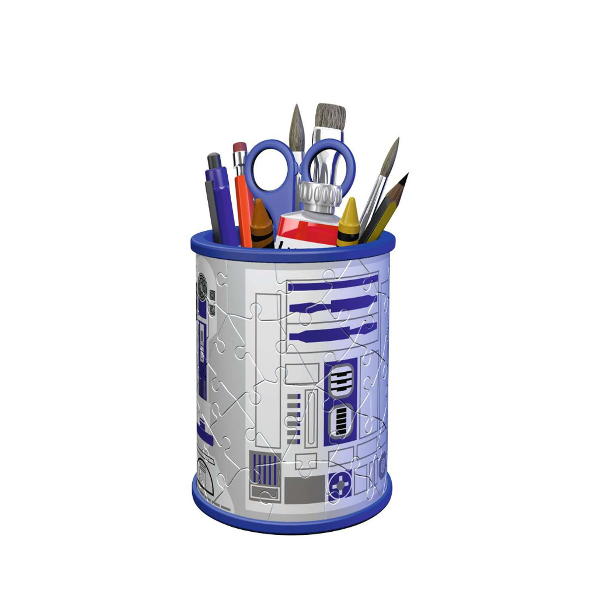 puzzle 3d 54 star wars r2d2 portalapices ( ravensburger - 11554 )