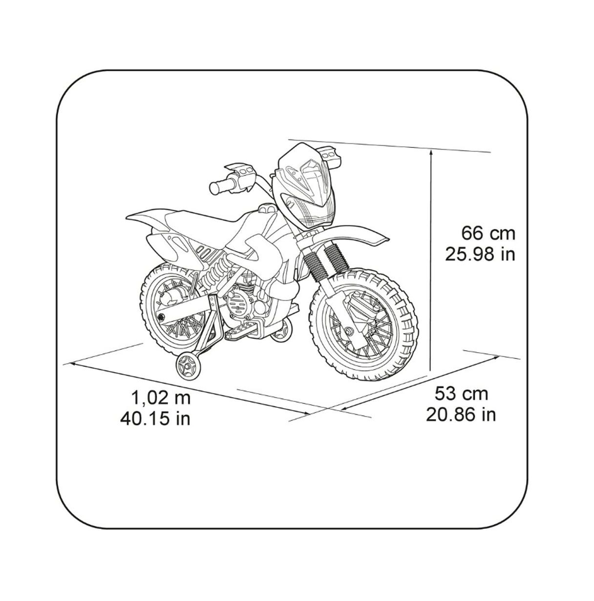 feber motorbike cross 400 f bat.6v. ( famosa - 800011250)