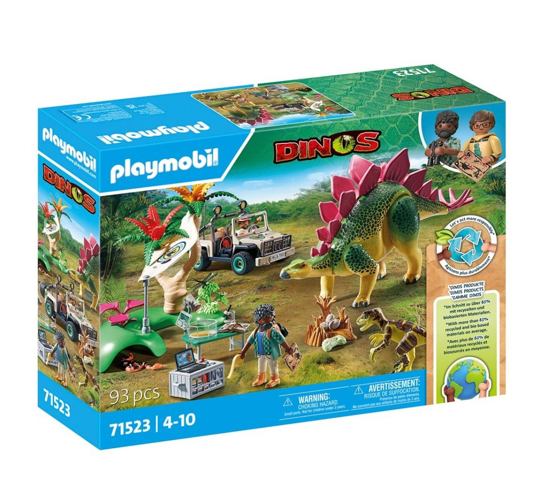 playmobil campamento investigacion dinos ( 71523)