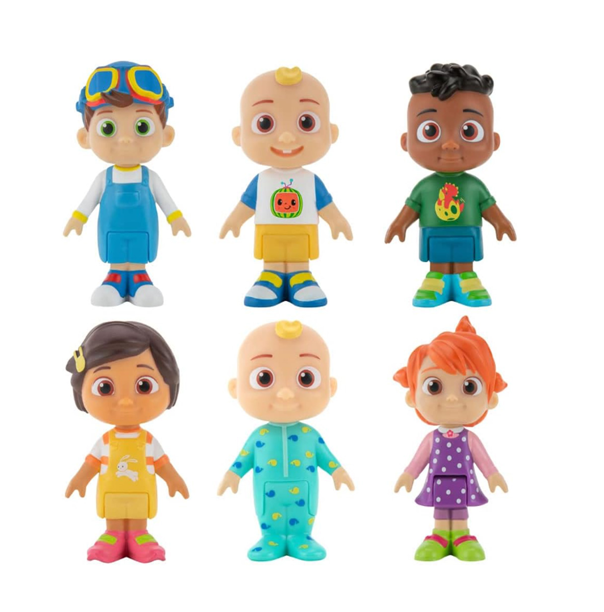 cocomelon pack familia y amigos  ( bandai - wt0170 )