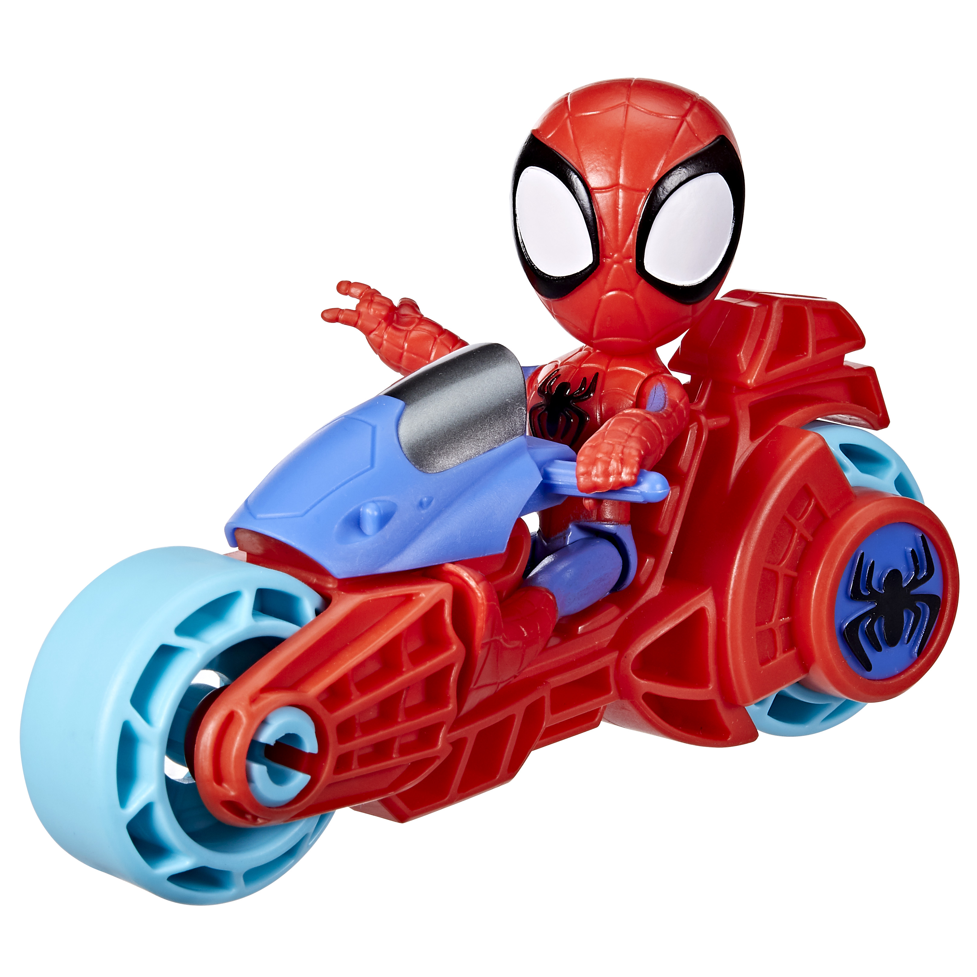 spidey surtido motocicleta y figura ( hasbro - f67775l2)