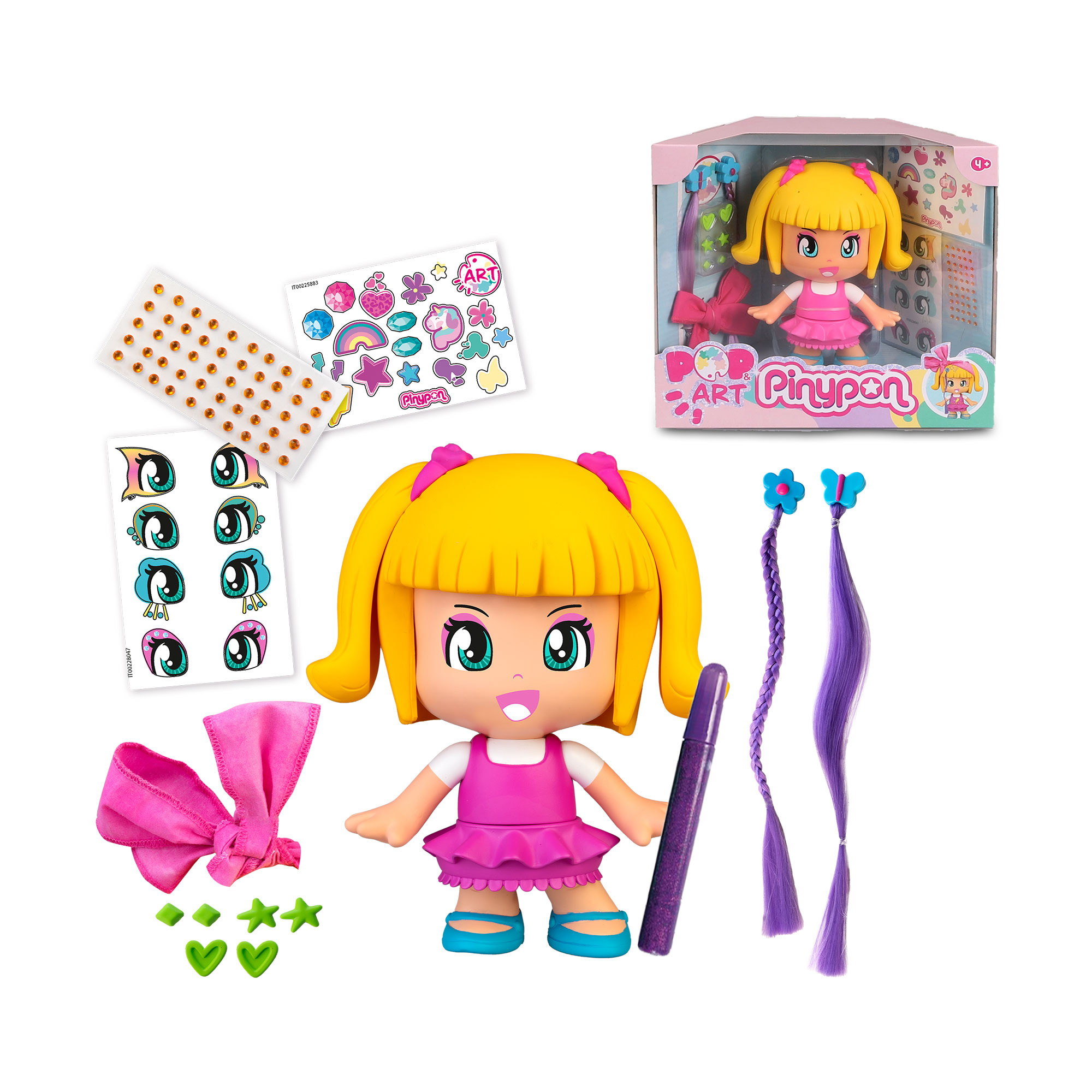 pinypon pop & art  ( famosa - pny56000 )