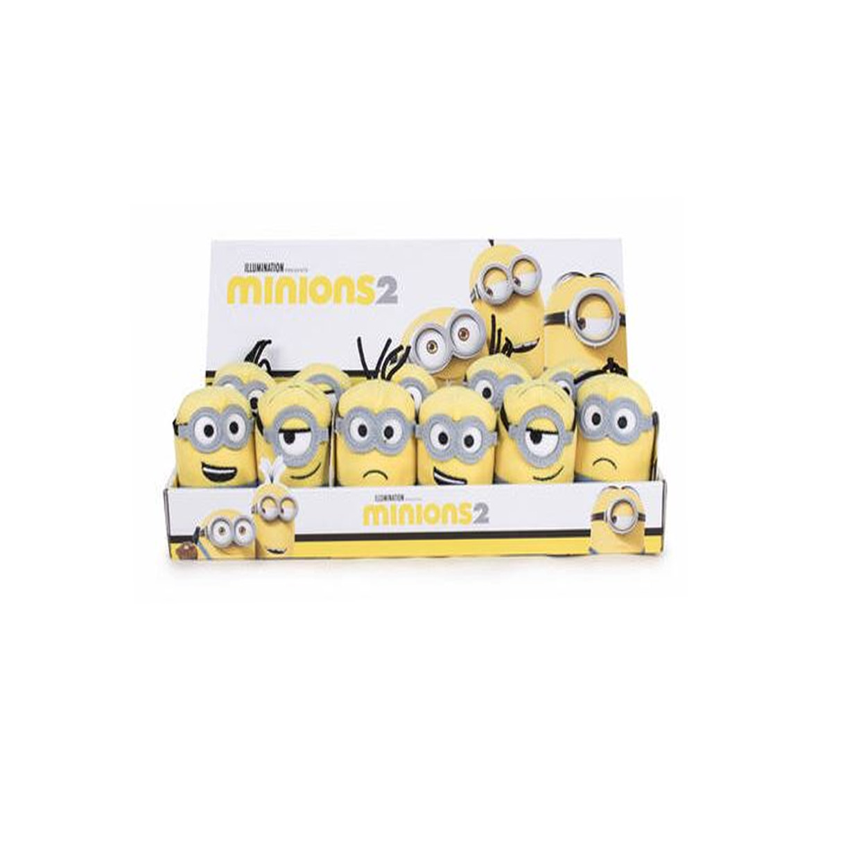 peluche minions squeeshy 5 cm surtidos  (  famosa - 760018427 )