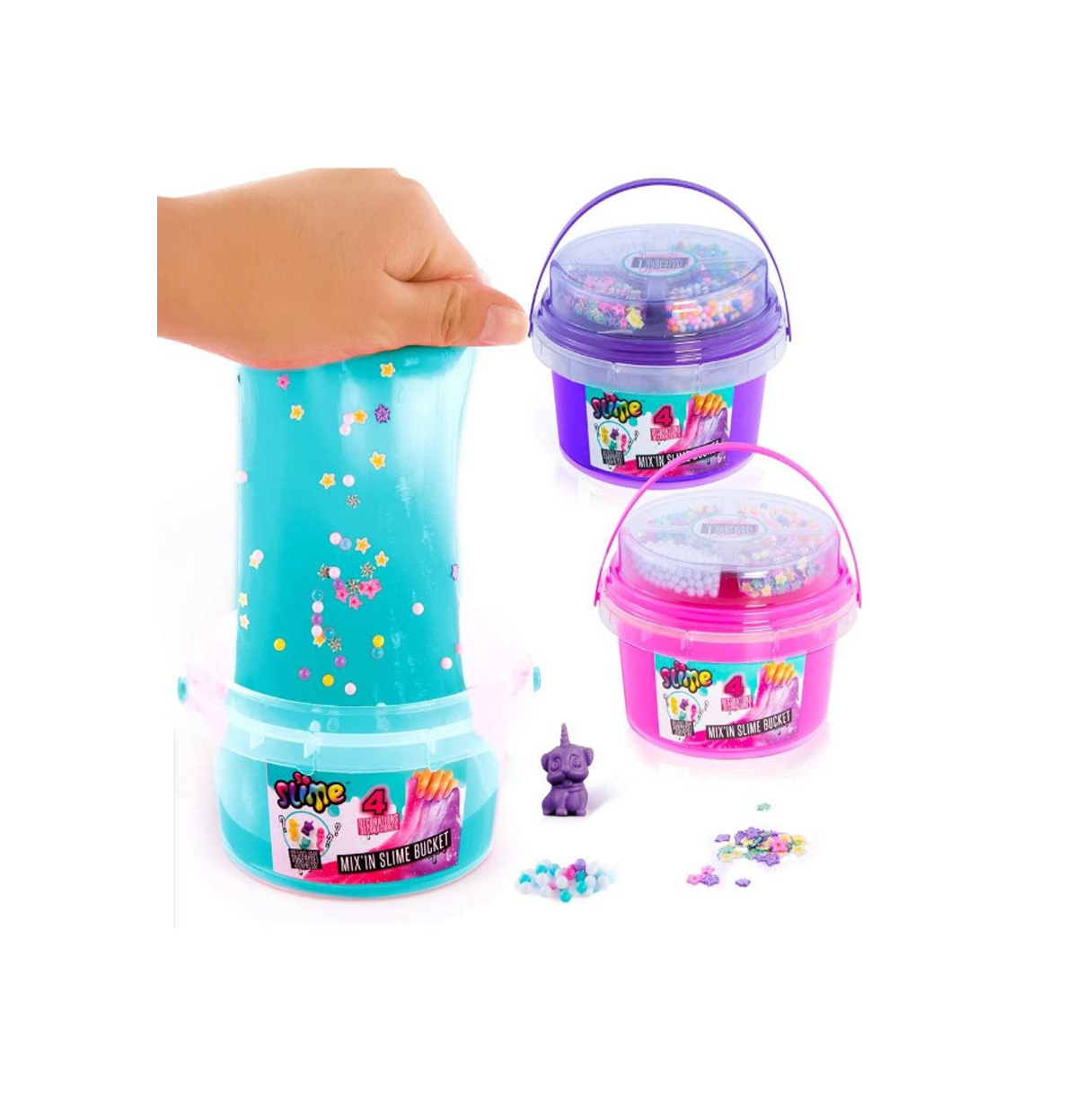 lime bucket con decoracion surtidos ( canal - toys - ssc139 )