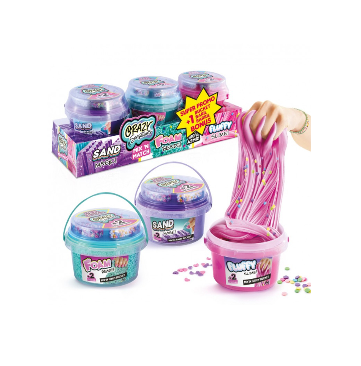 craze sensations 2 bucket mix & match ( canal toys - ccc002 )