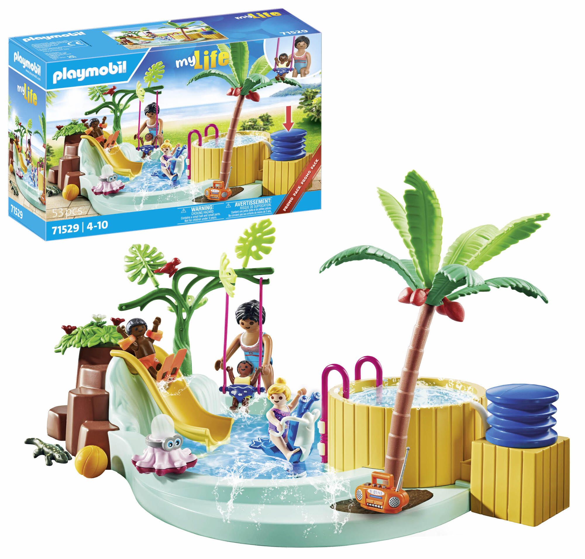 playmobil my life piscina con jacuzzi ( 71529 )