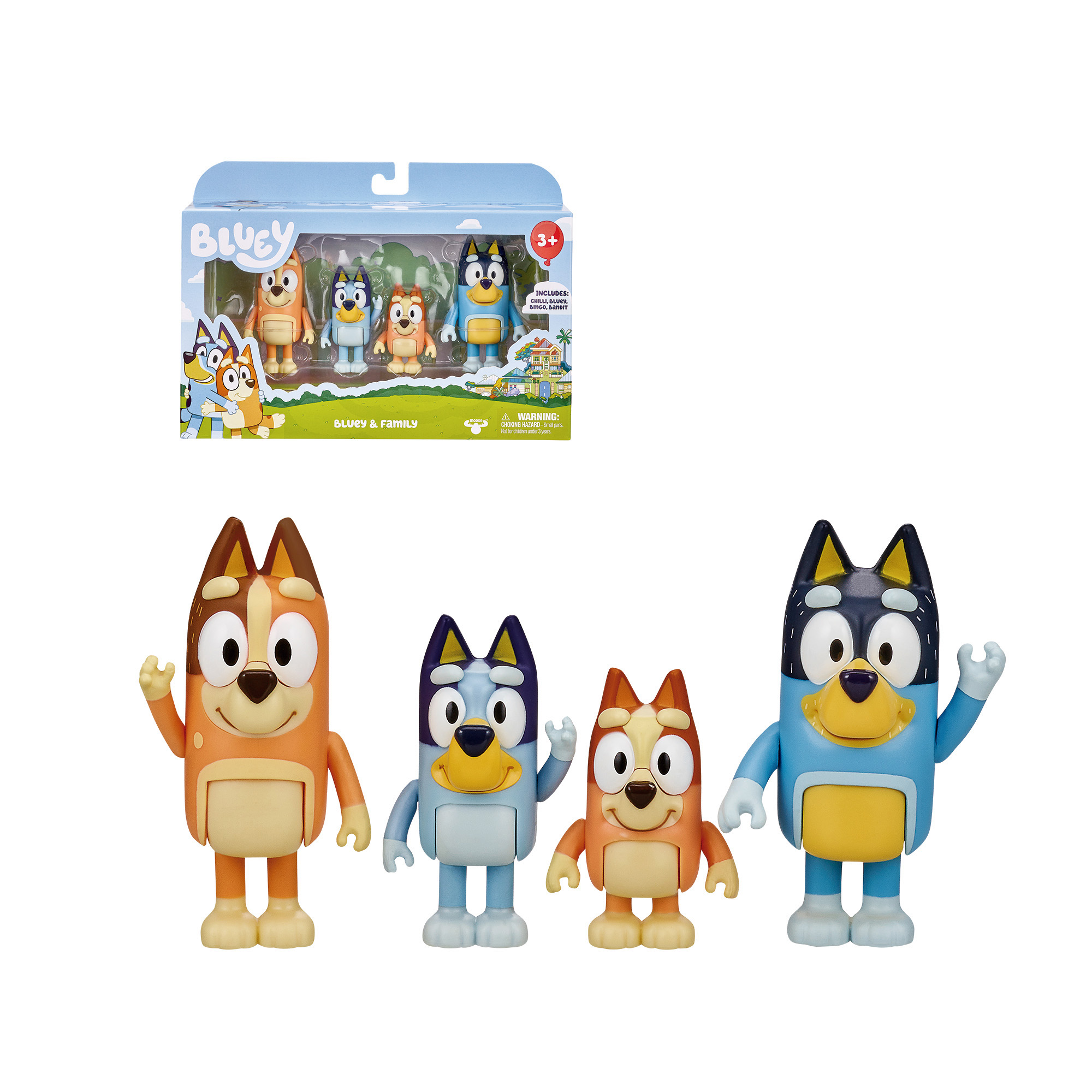 bluey s3 pack 4 figuras surtidas  ( bly63000)