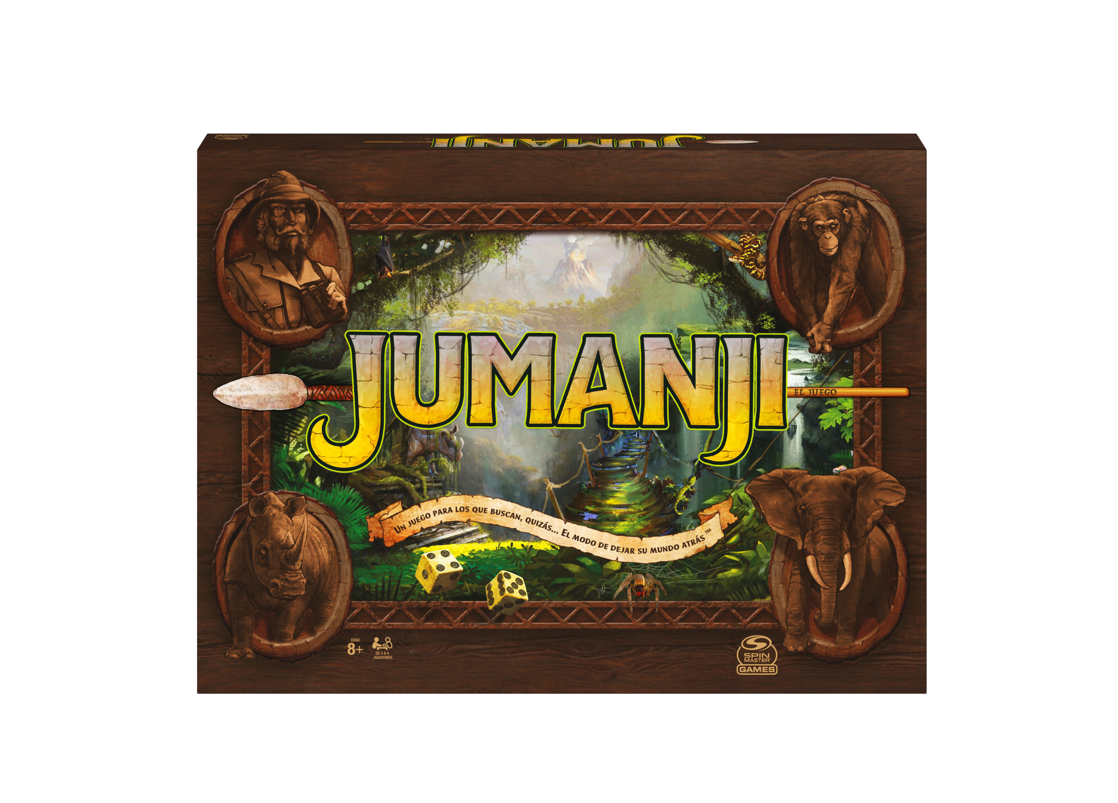jumanji juego de mesa    (spin master - 6065098)