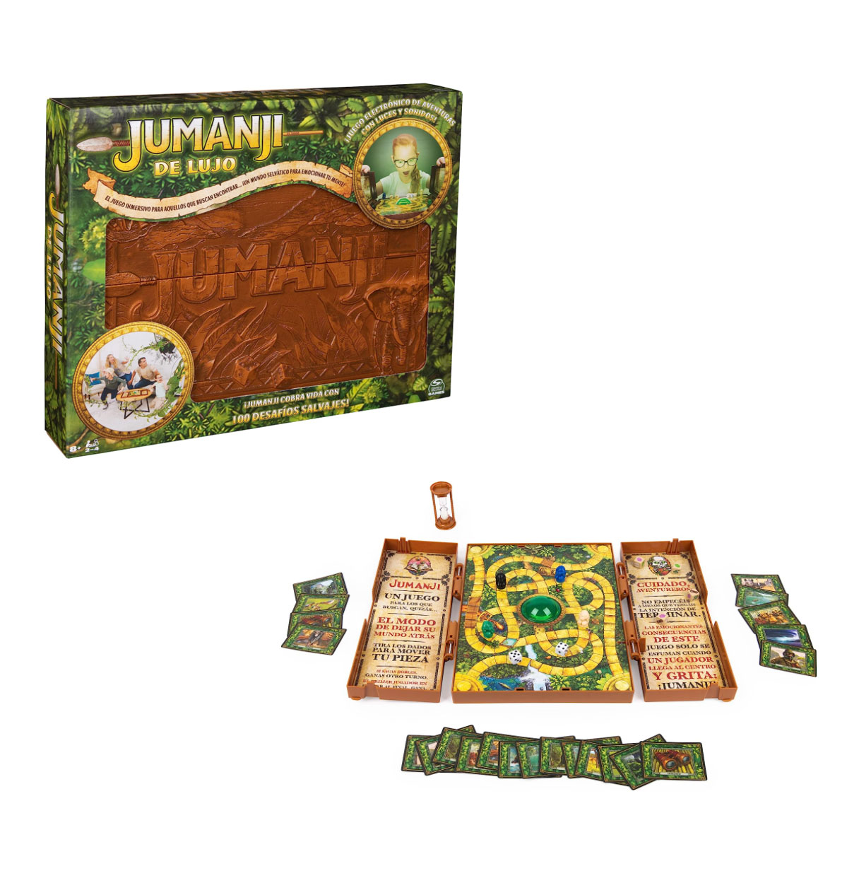 jumanji deluxe juego de mesa  (spin master - 6066981)