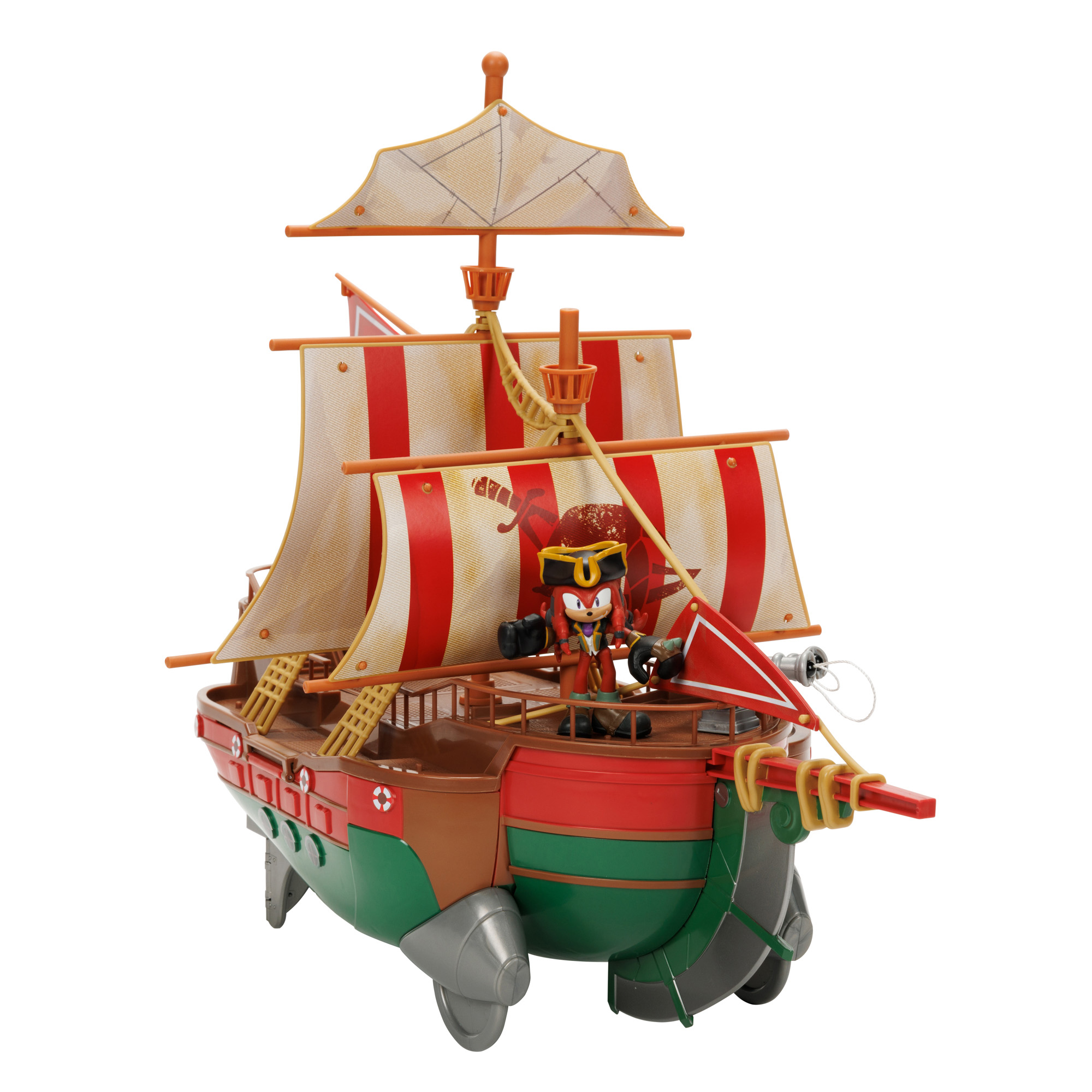 sonic prime playset barco pirata  (jakks pacific - 419184)