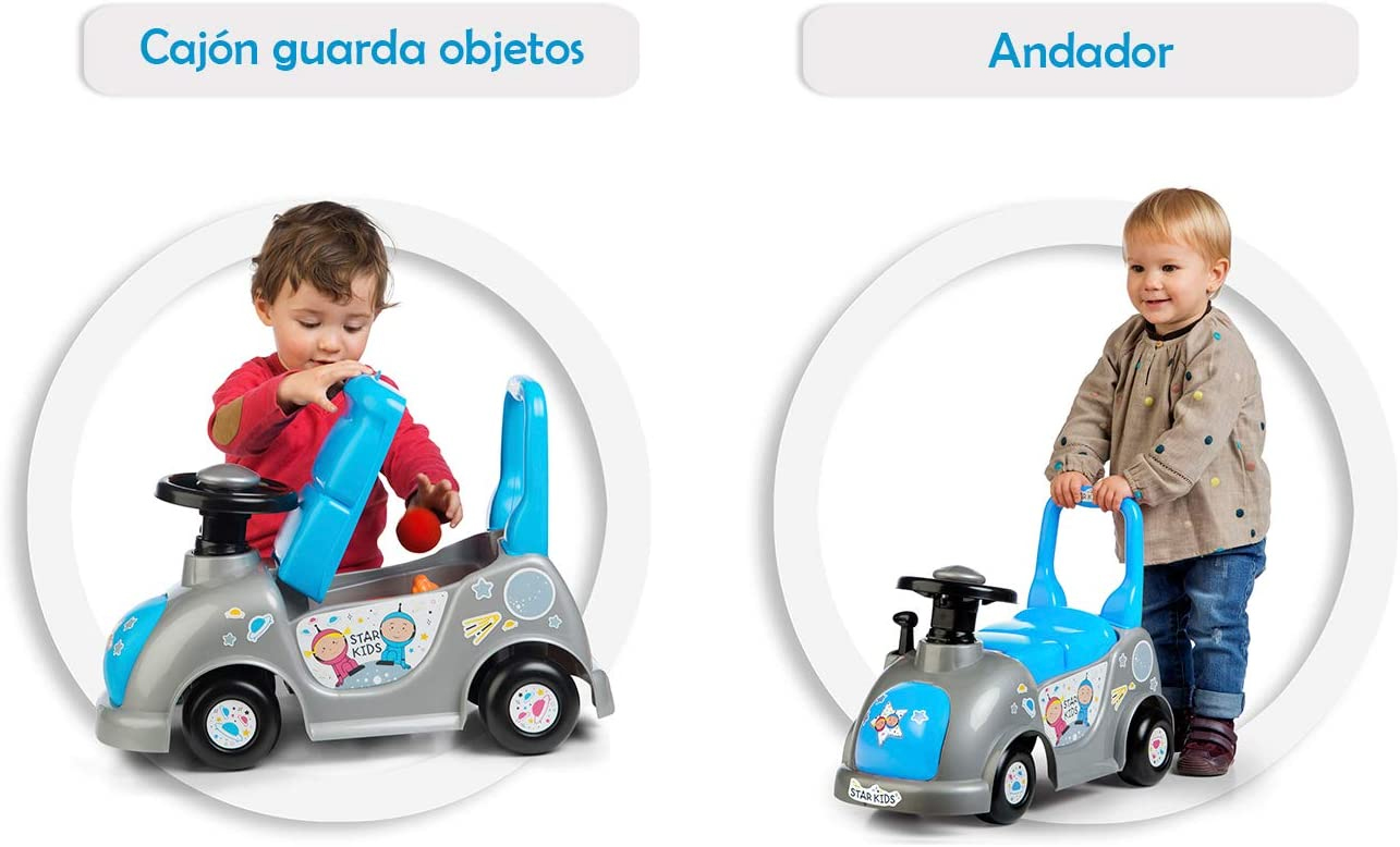 correpasillos starkids azul  ( fábrica de juguetes - 35208)