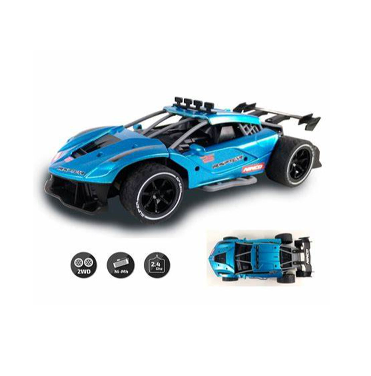 nincoracers coche r/c raptor 2.4ghz ( ninco - nh93166 )