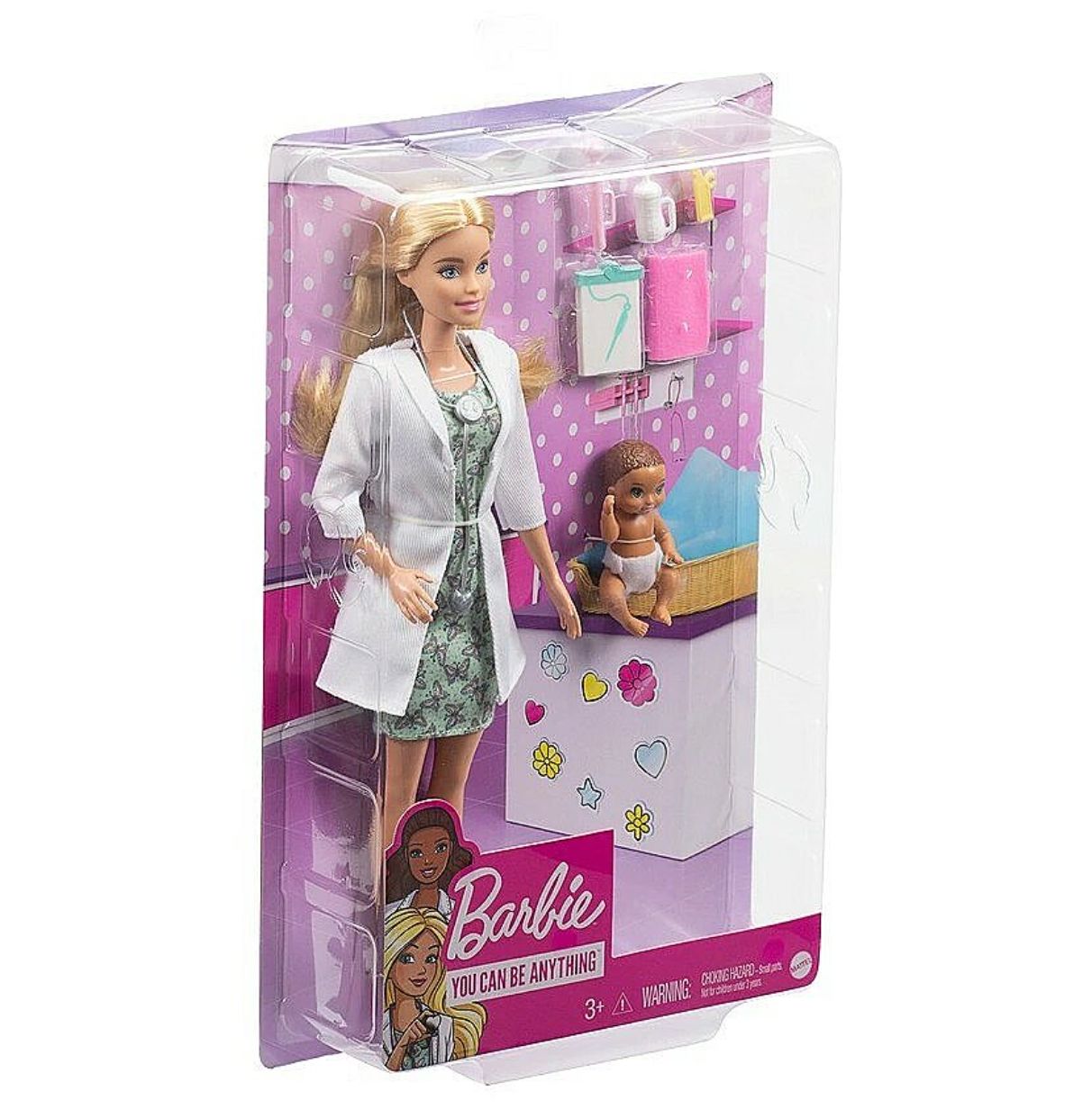 barbie doctora con bebé( mattel gvk03)