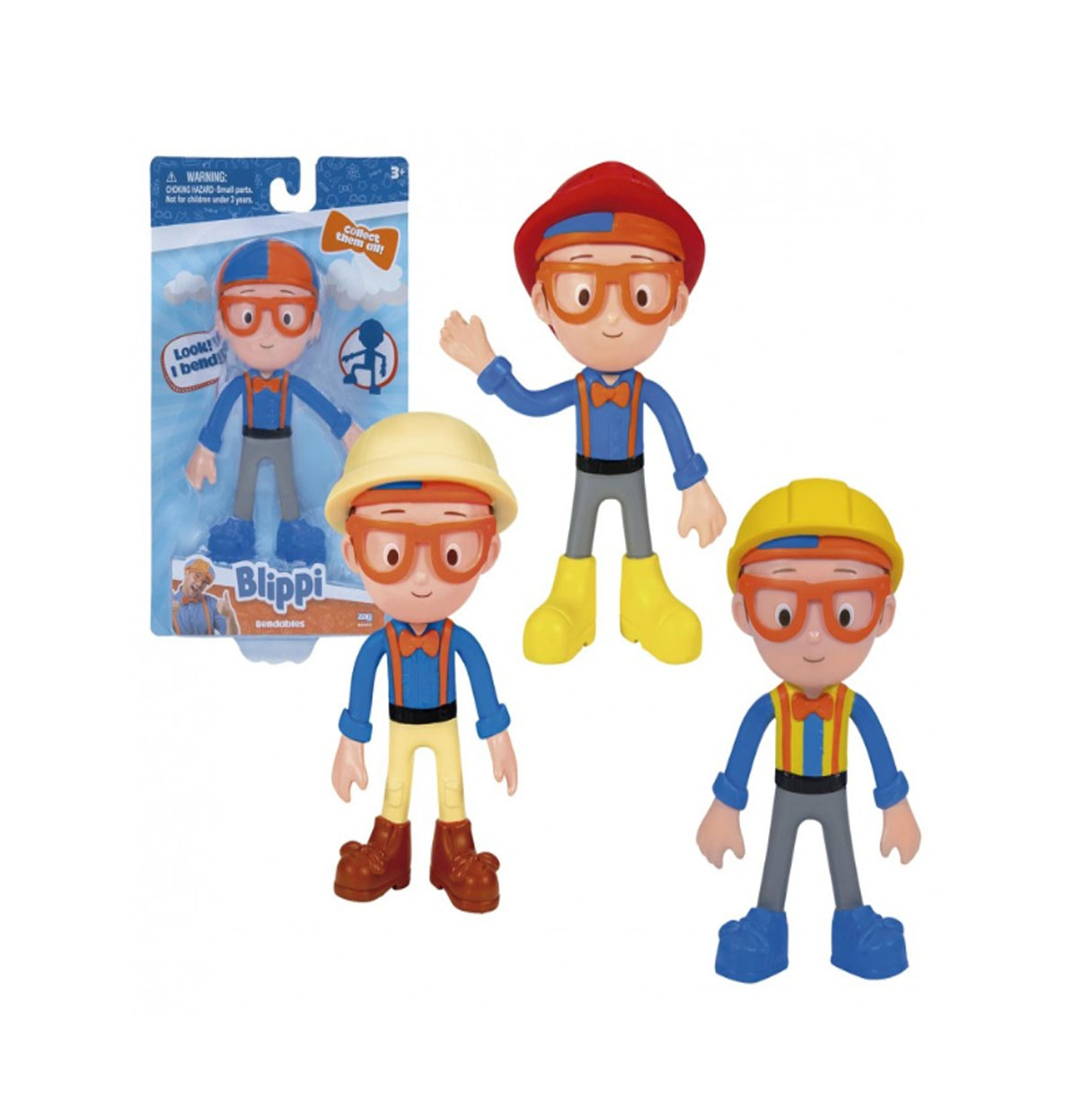 blippi figuras flexibles surtidas  (toy partner - blz0076 )