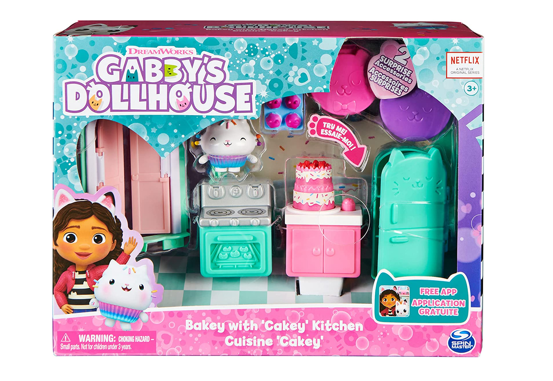 gabby´s dollhouse habitación cocina de muffin ( spin master 6062035).