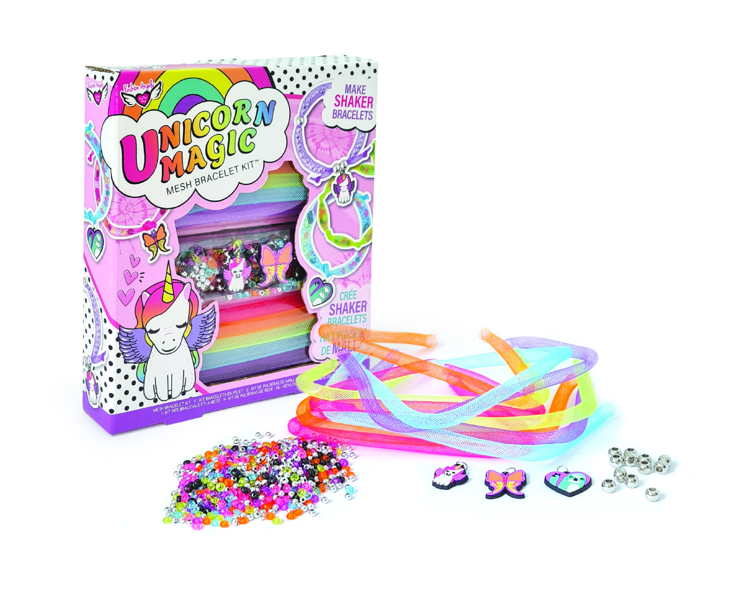 crayola creations set pulseras unicornio