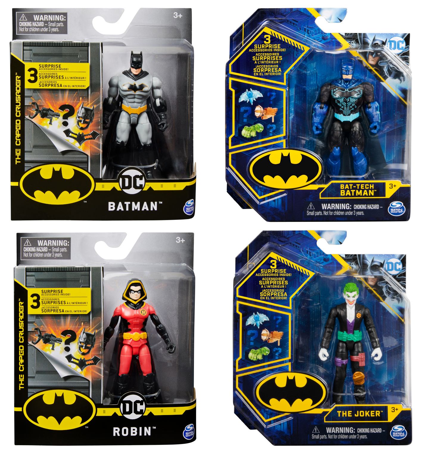 batman surtido de figuras de 10 cm surtidas (spin master 6055946)