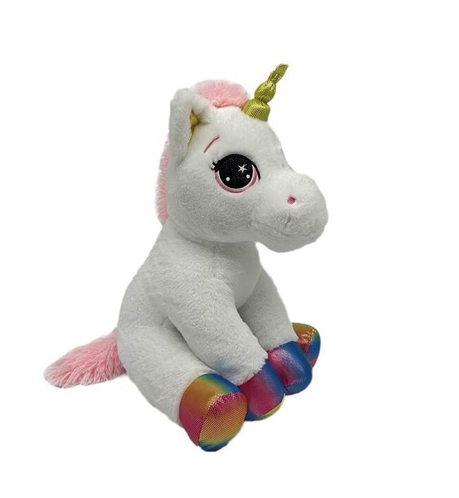 peluche unicornio sentado 20 cm ( grupo moya - 30101)