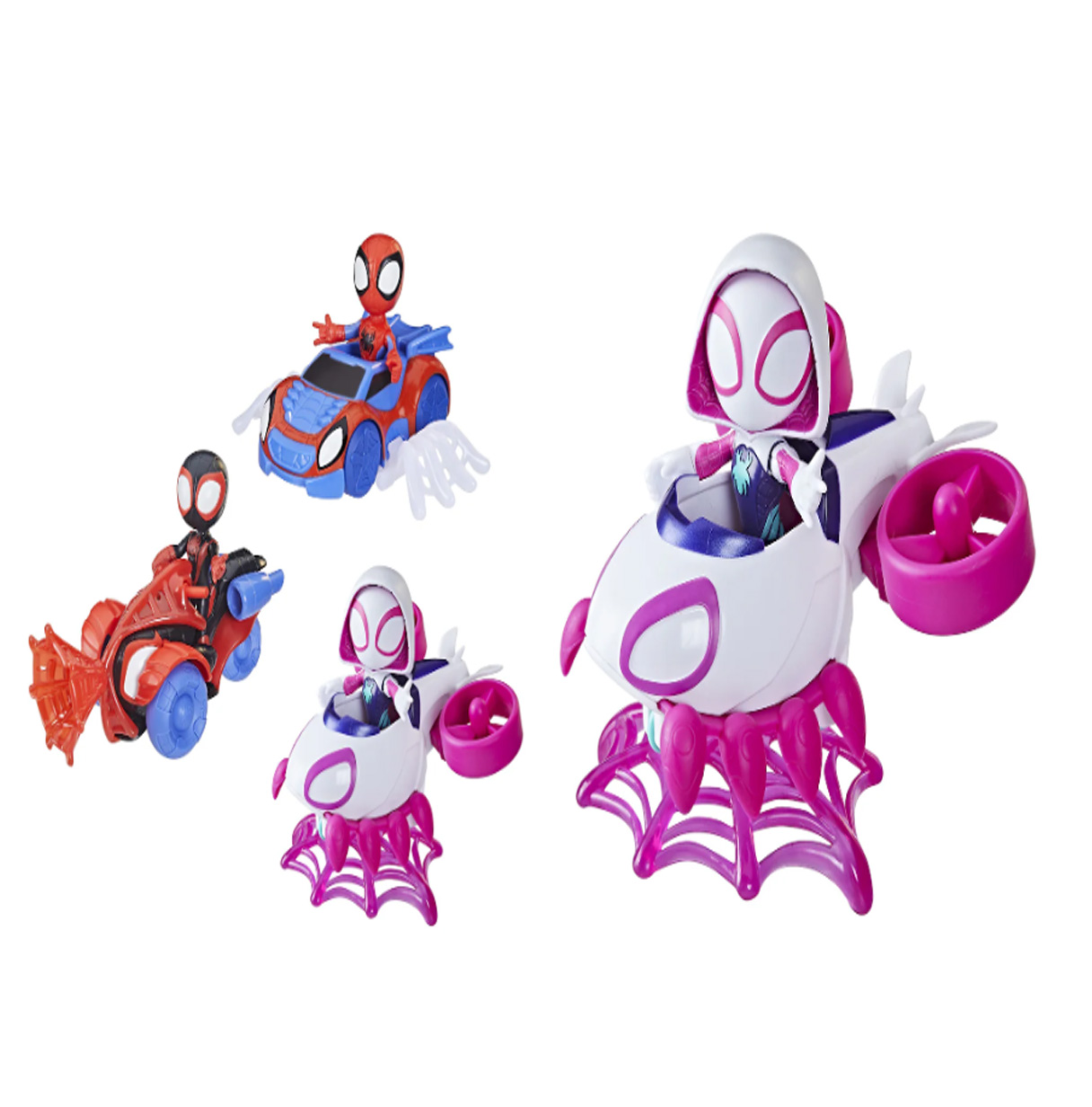 spidey set figura y vehiculo (hasbro - f67765l0 )