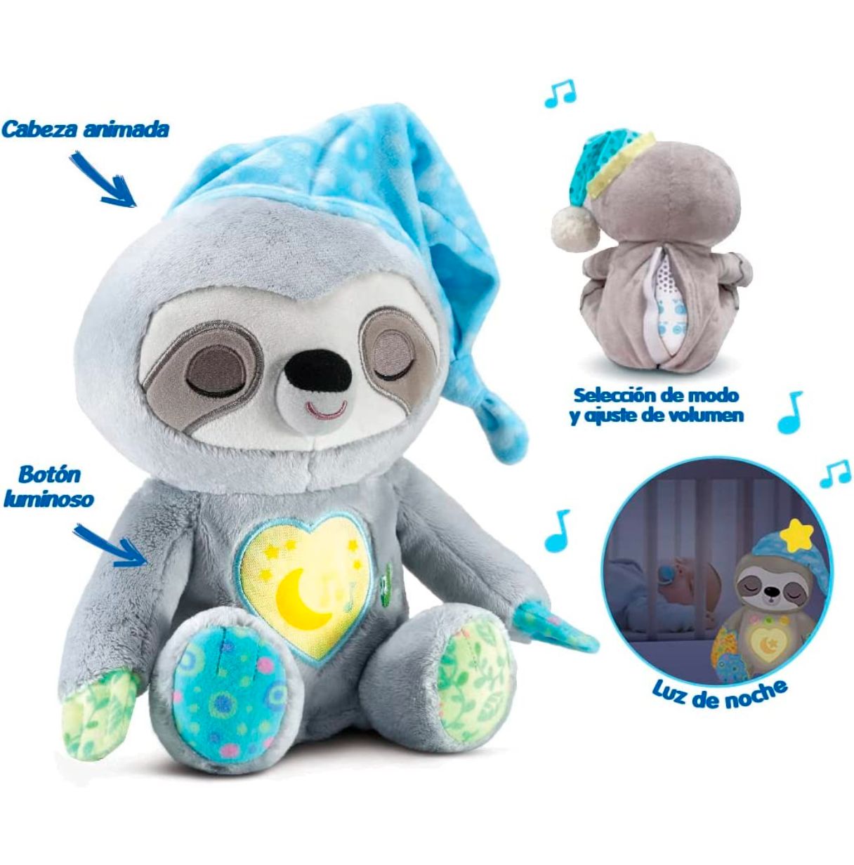 vtech peluche bebe perezoso nanas  (548222)