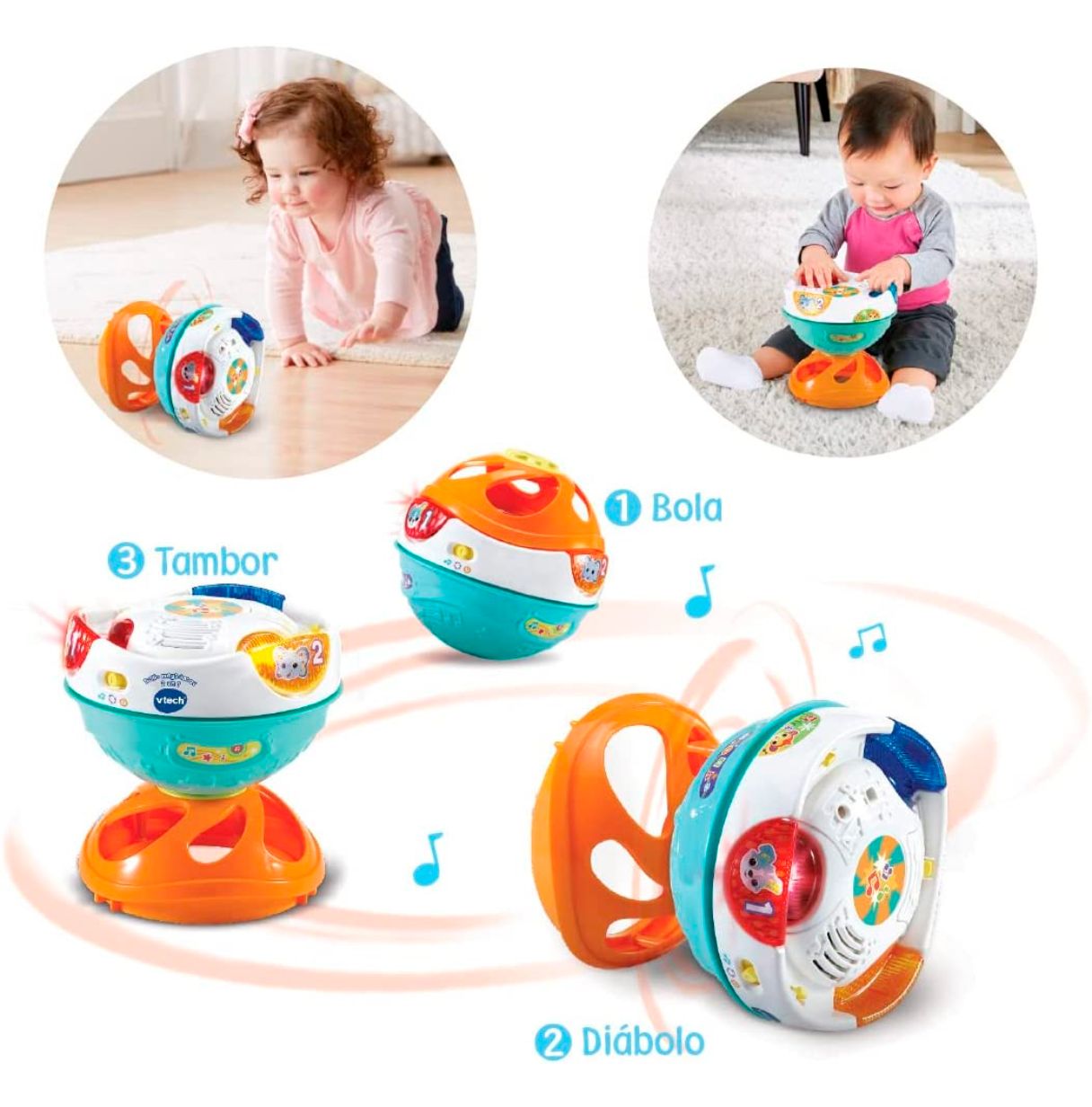 vtech rueda la bola transformable 3 en 1 (509022)