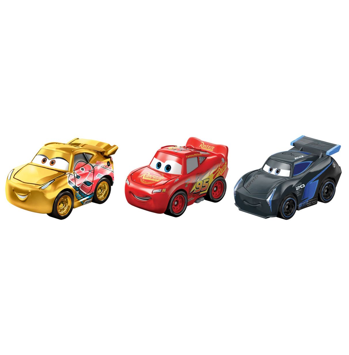 cars minis 3 pack surtidos (mattel  - gkg01)