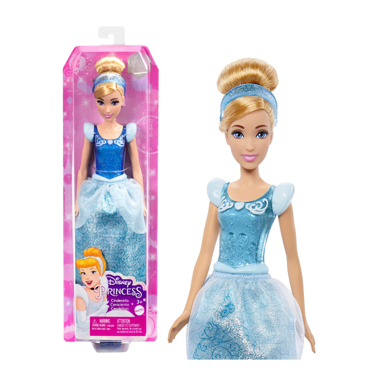 disney princess muñeca cenicienta    (mattel - hlw06)