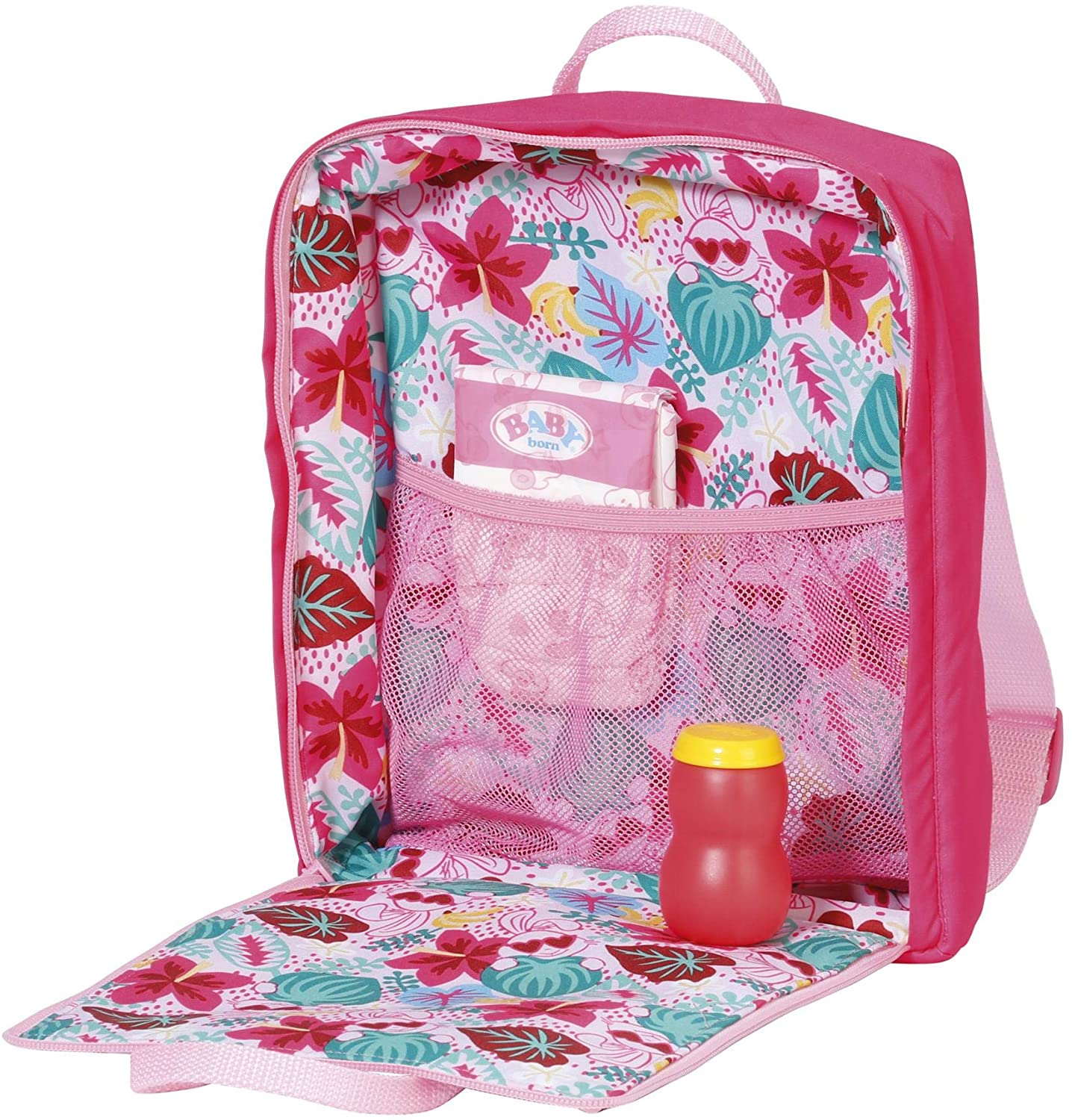 baby born vacaciones mochila cambiador ( zapf - 829233)