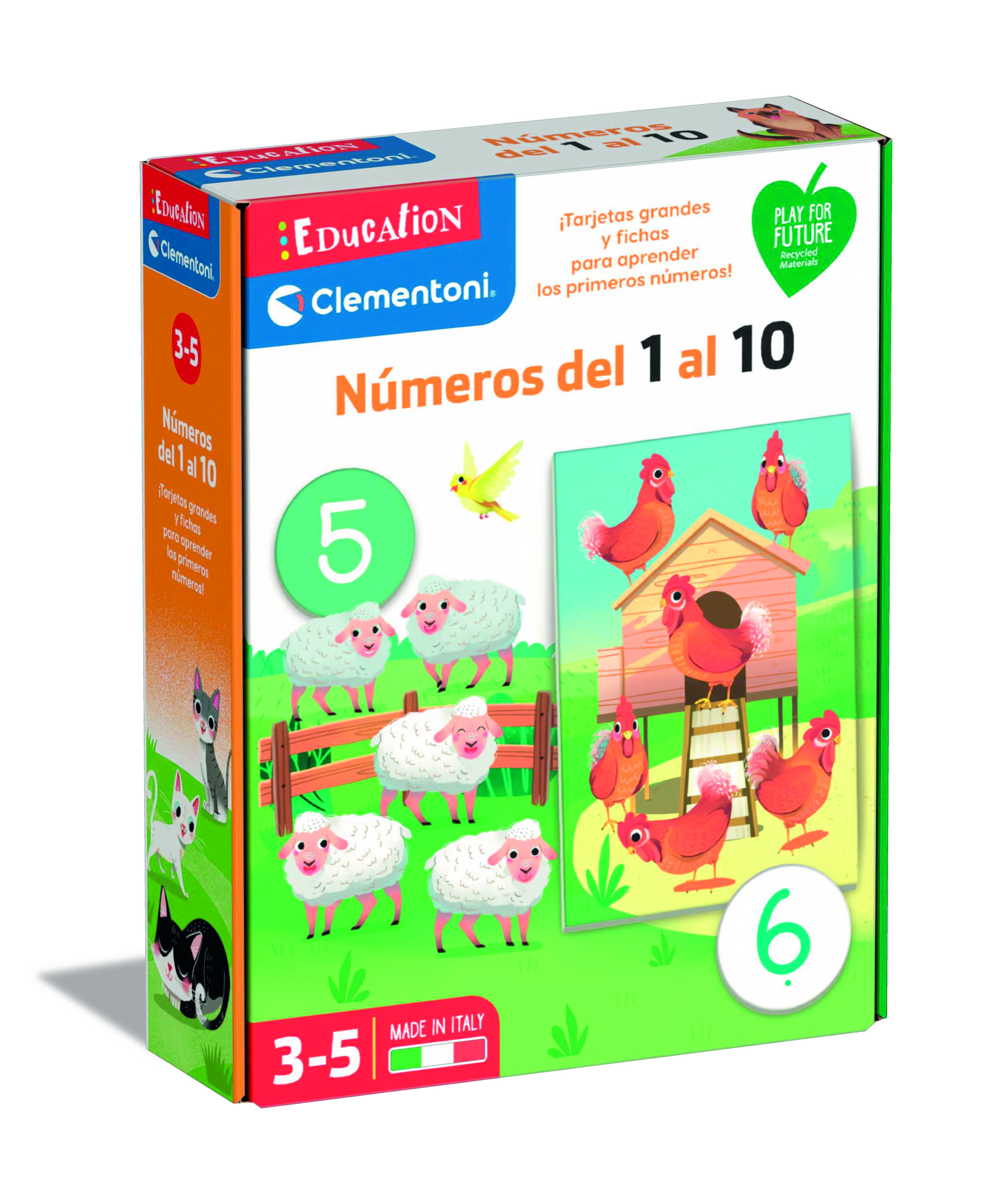 numeros del 1 al 10  ( clementoni  - 55447)