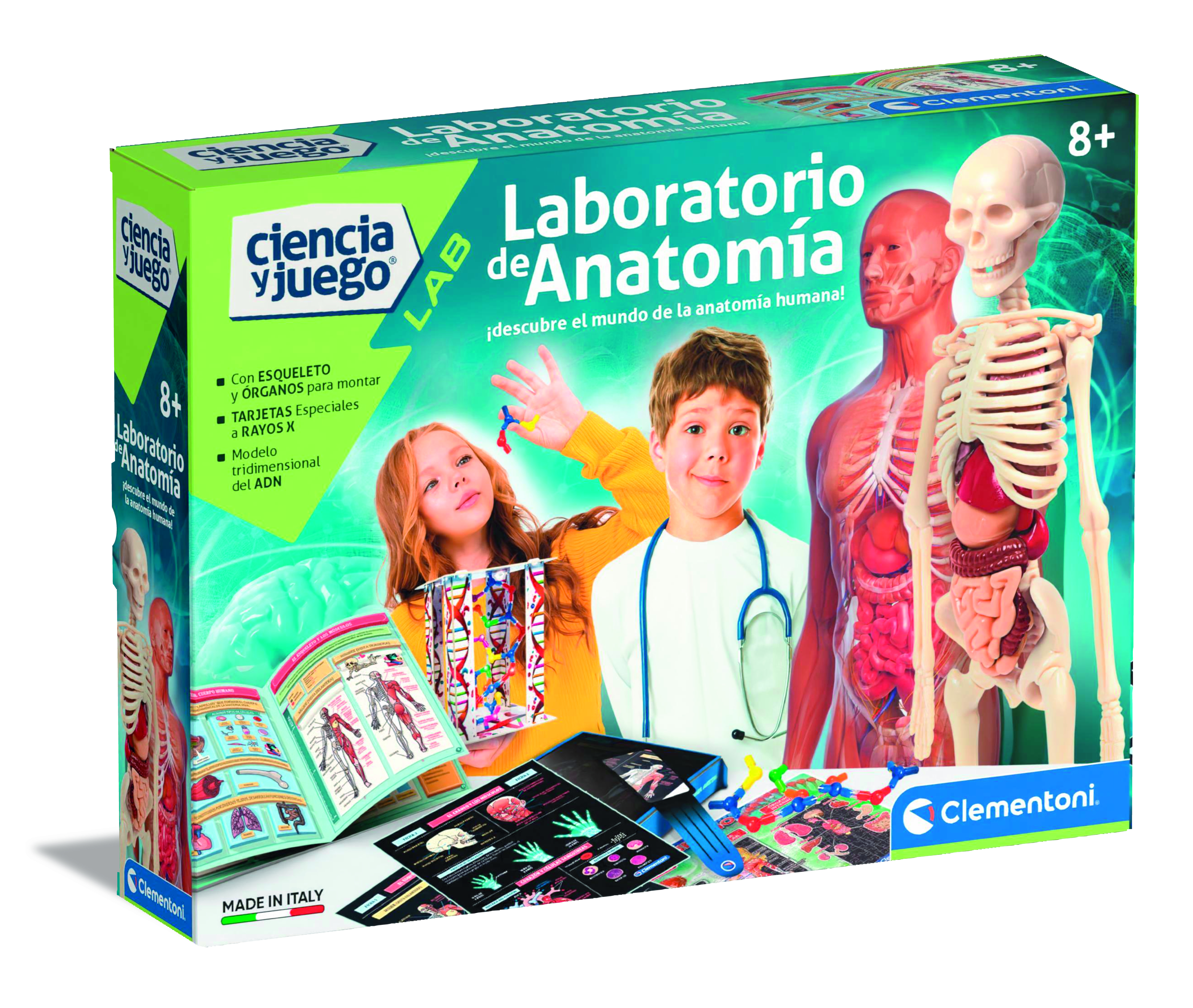 ciencia y juego laboratorio de anatomia (clementoni - 55485)