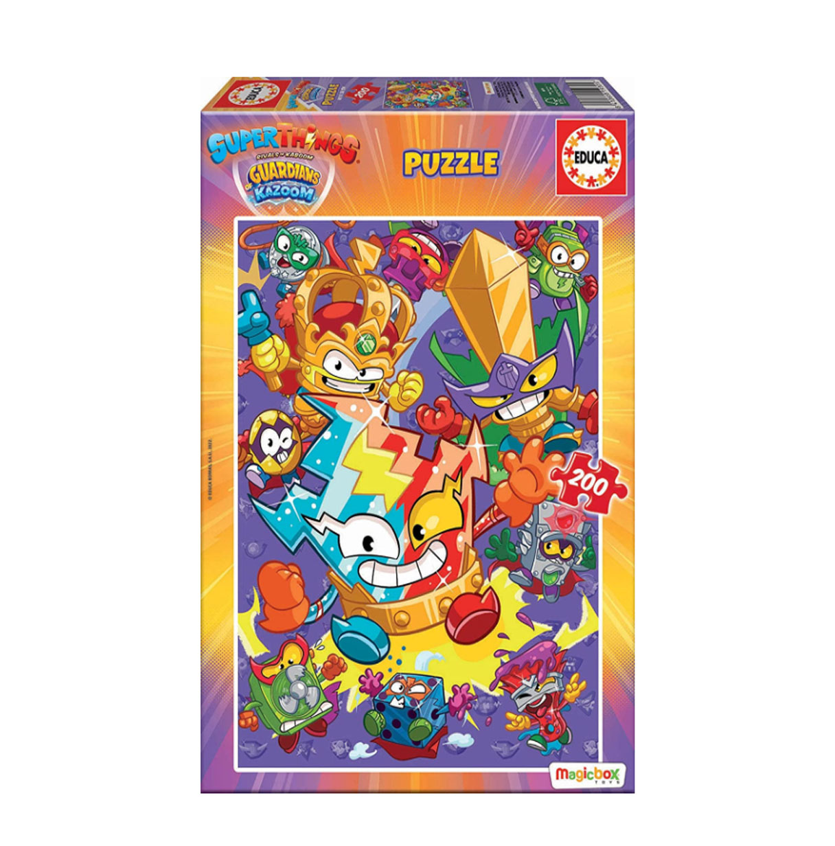 puzzle 200 pzas superthings (educa - 19301)