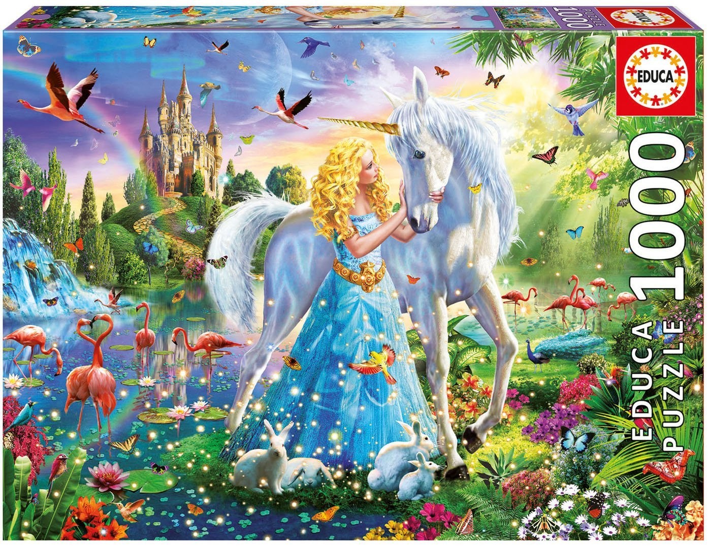 puzzle 1000 pzas princesa y el unicornio ( educa - 17654 )