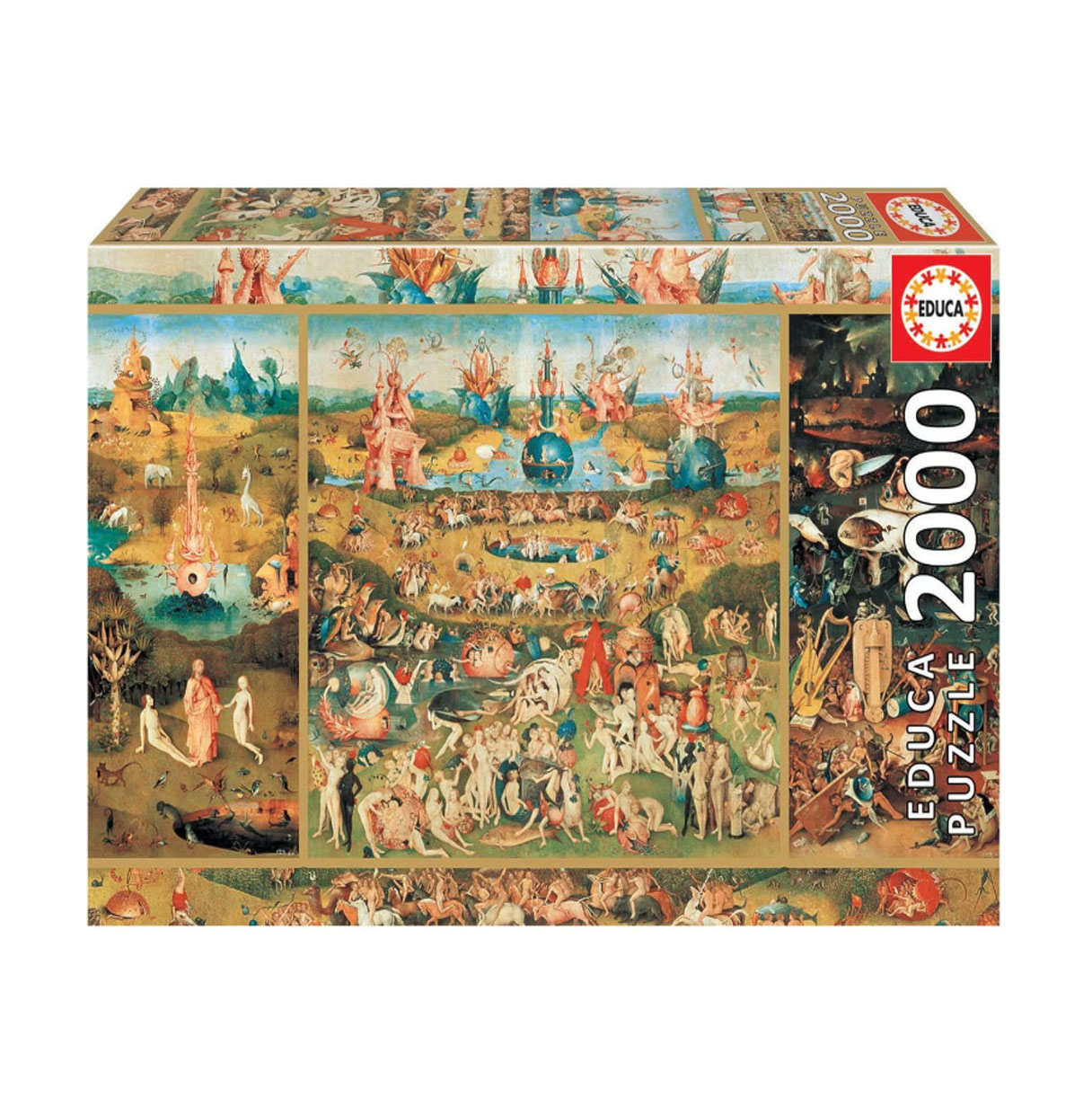 puzzle 2000 piezas el jardin las delicias (educa - 18505)