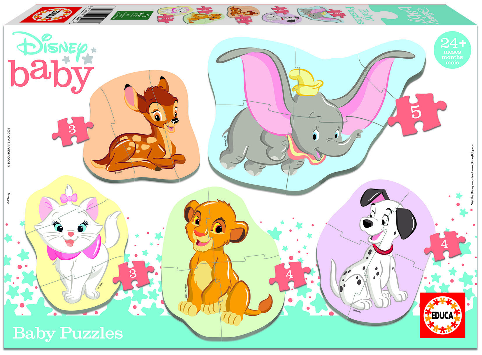 baby puzzles disney animals ( educa - 18591)