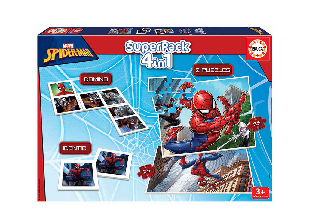educa superpack spiderman  (educa - 19353)
