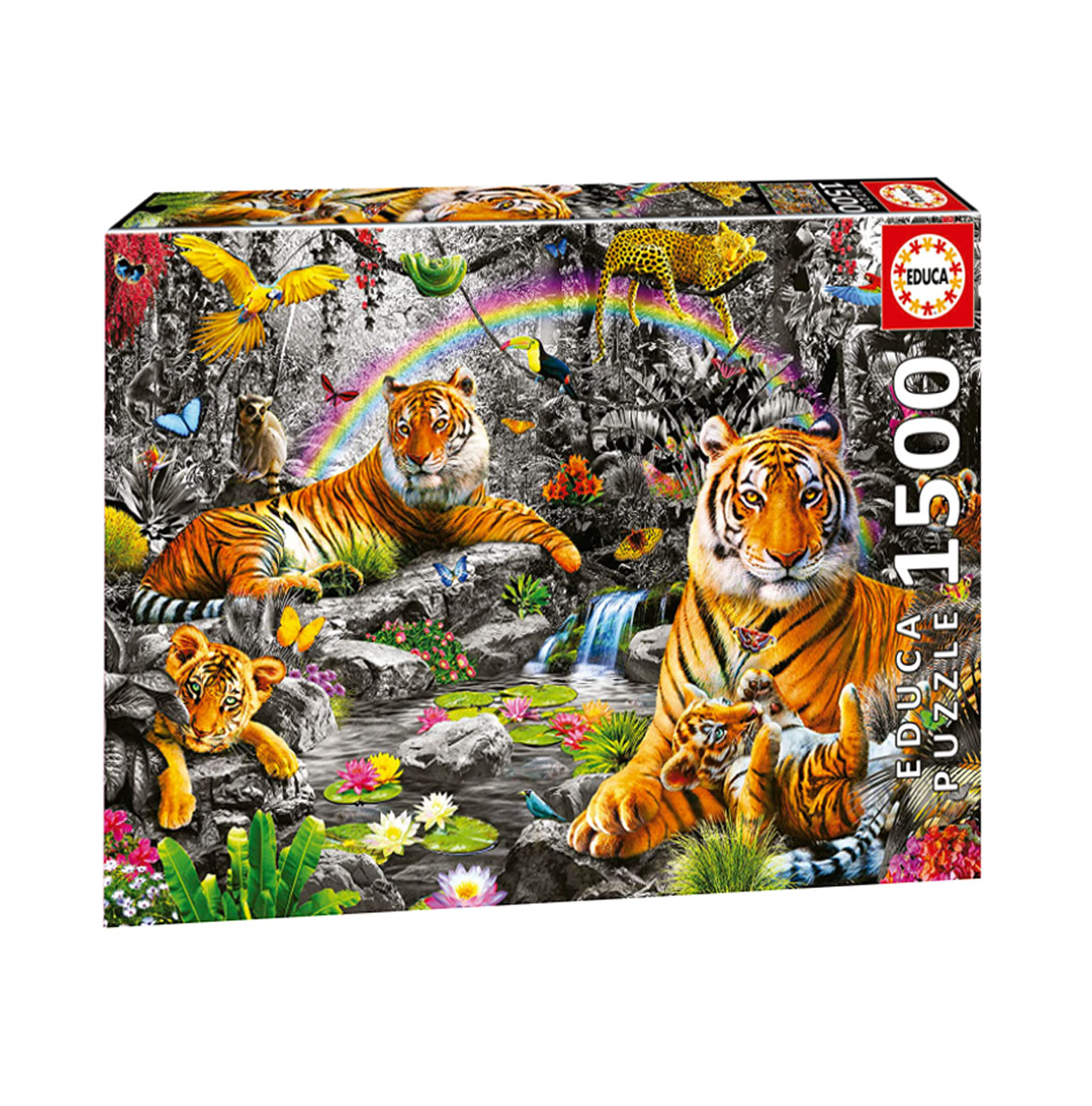 puzzle 1500 piezas selva radiante (educa - 19563)