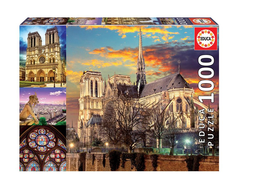 puzzle 1000 pzas collage notre dame