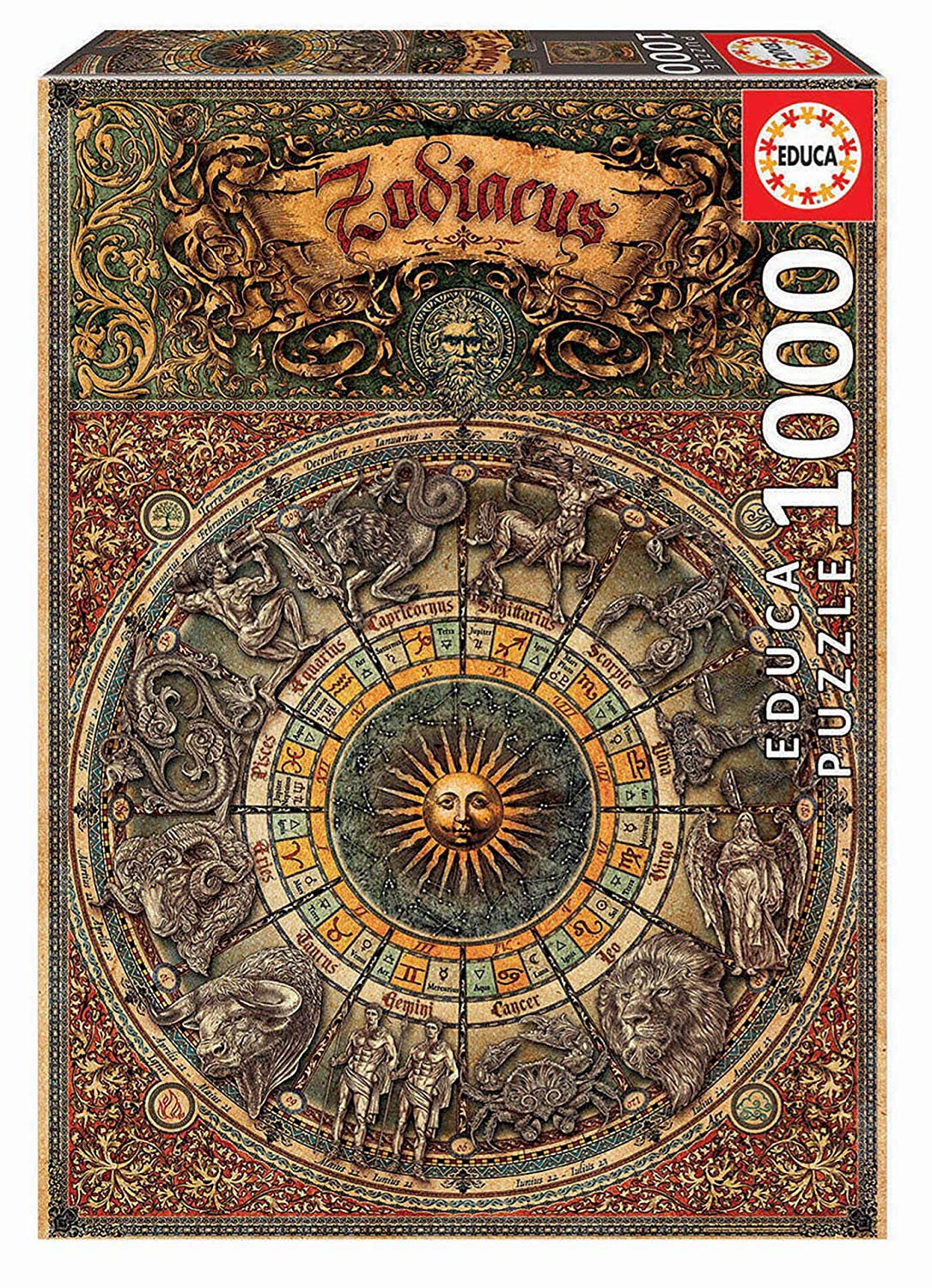puzzle 1000 zodiaco  ( educa - 17996 )