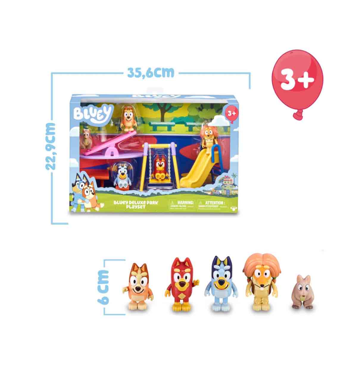 bluey playset de juegos ( famosa - bly51000)