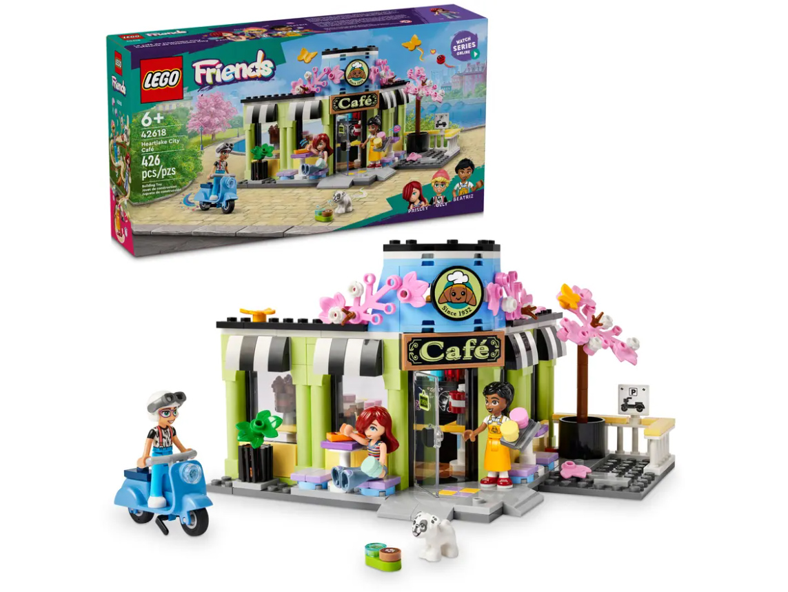 lego friends cafeteria de heartlake city ( 42618)