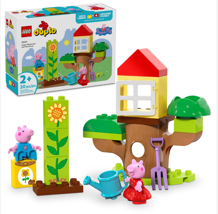 lego duplo jardin y casa arbol peppa pig ( 10431)