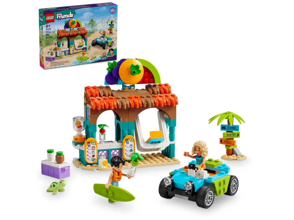 lego friends puesto batidos de la playa (42625)