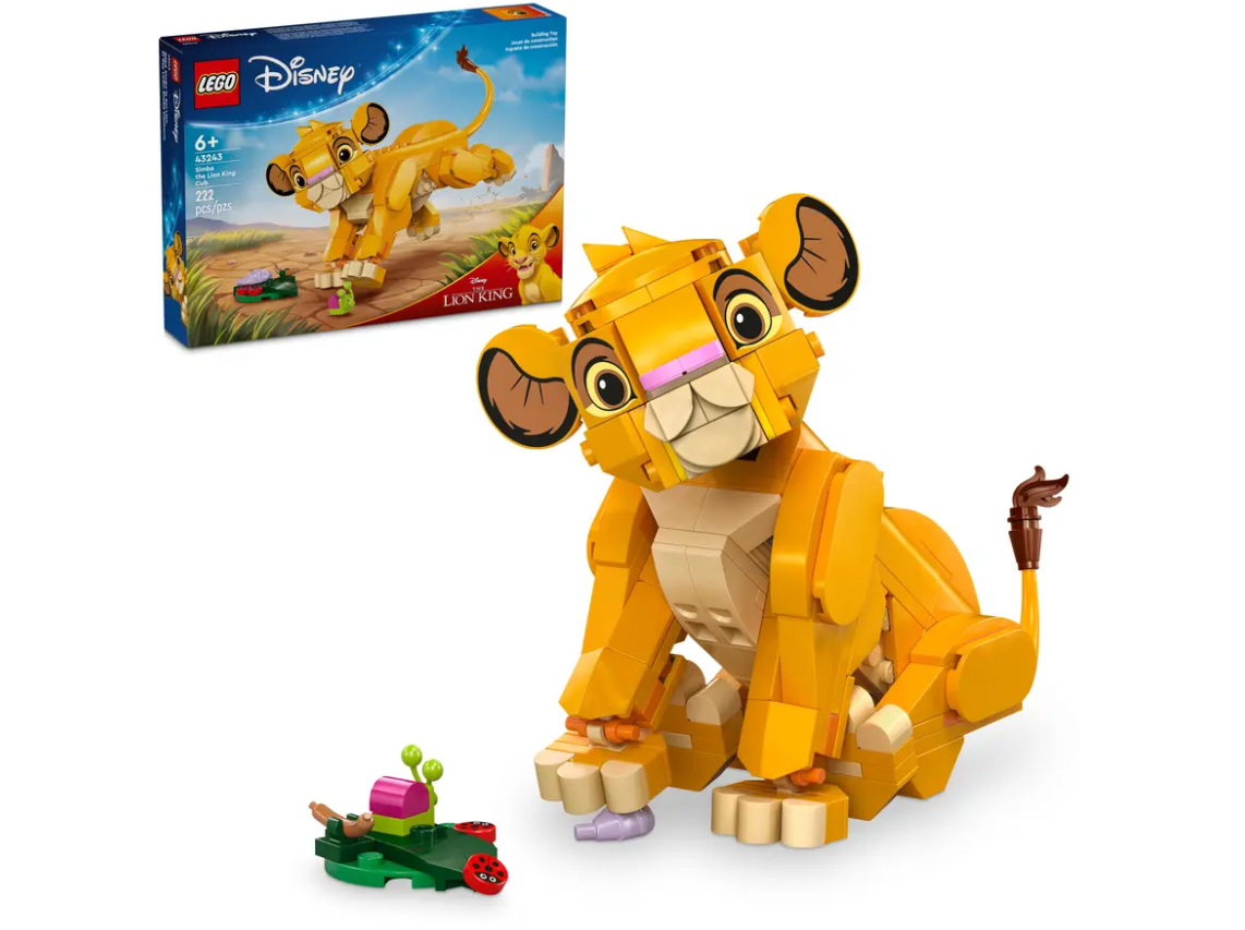 lego disney rey leon simba cachorro ( 43243)