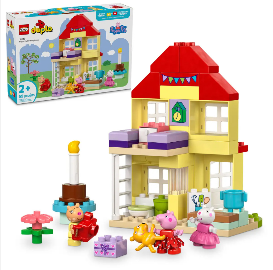 lego duplo casa cumpleaños peppa pig ( 10433)