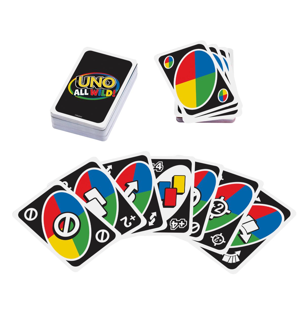 uno all wild juego de cartas (mattel - hhl33 )