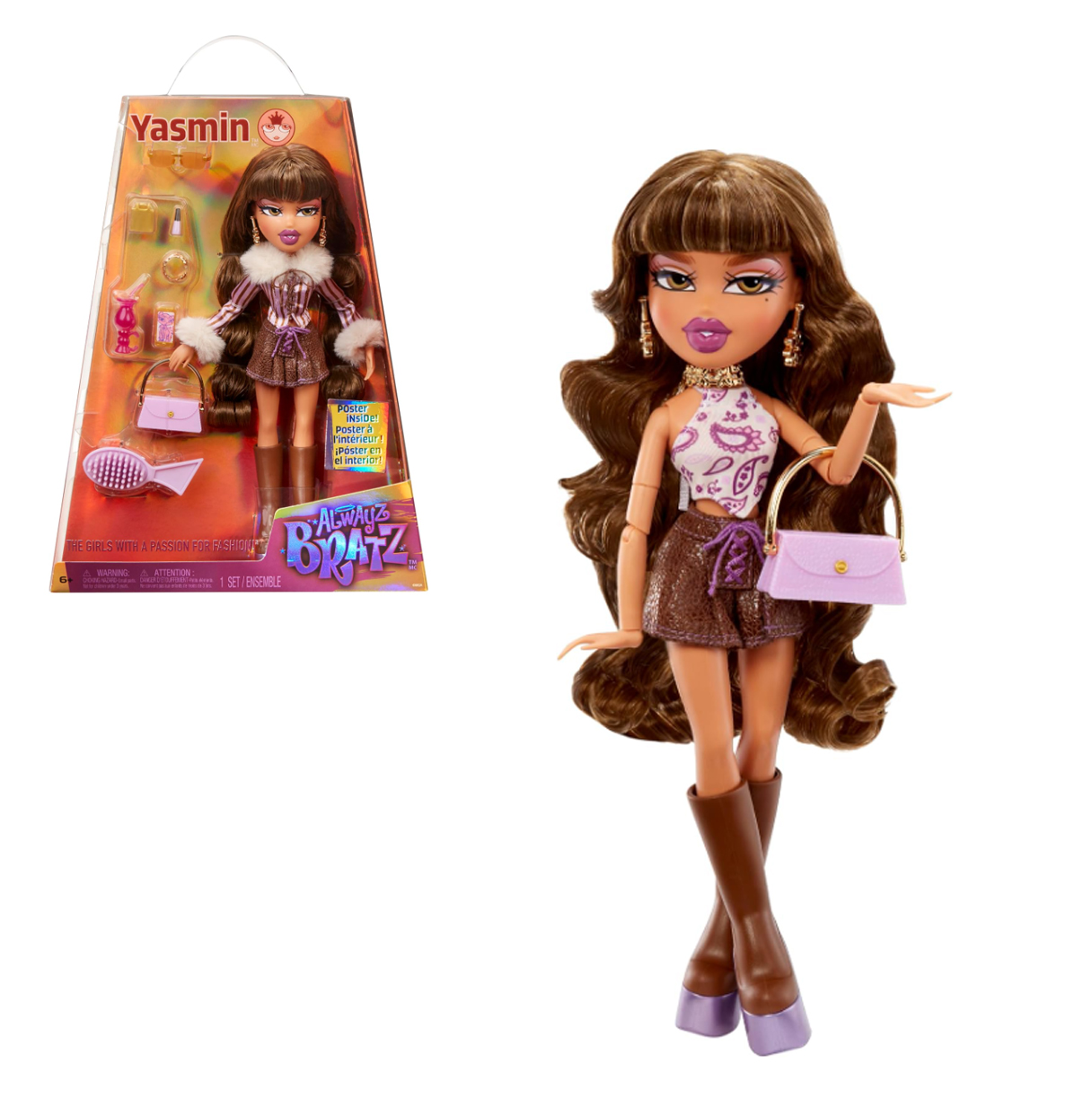 bratz alwayz muñeca fashion yasmin ( mga - 50521euc)