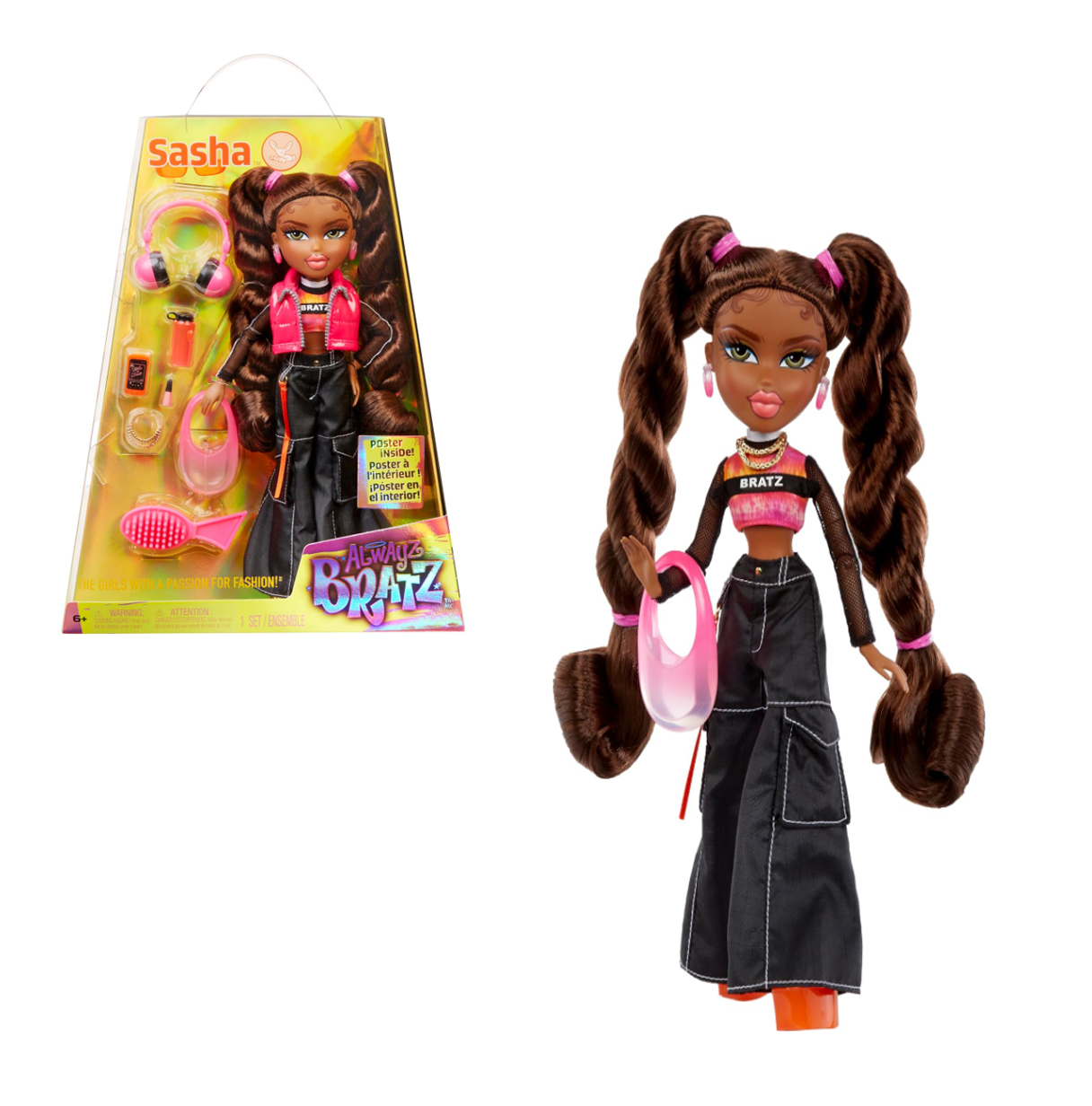 bratz alwayz muñeca fashion sasha (mga - 505235euc)